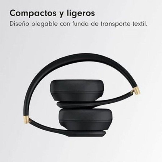 Auriculares Beats Solo 4 Wireless Bluetooth On-ear Preto e Dourado