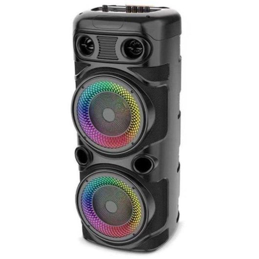 Colunas Inovalley Portáteis Karaoke Bluetooth 5.0 900W com Microfone e LED