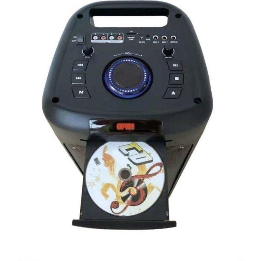 Lautsprecher Inovalley Karaoke Bluetooth 1000W mit CD-Player und RGB-Licht