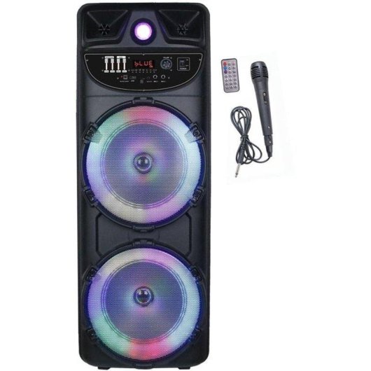 Lautsprecher Inovalley MS02-XXL-N Karaoke Bluetooth 5.0 1000W mit LED und TWS