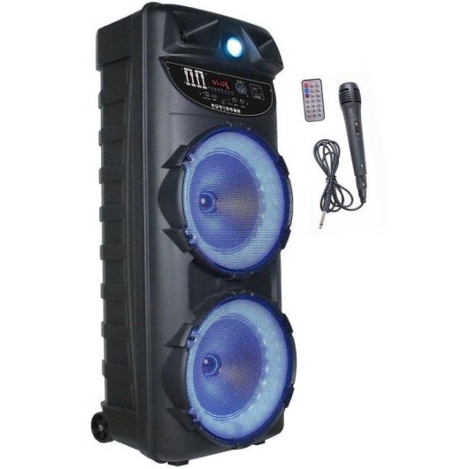 Lautsprecher Inovalley MS02-XXL-N Karaoke Bluetooth 5.0 1000W mit LED und TWS