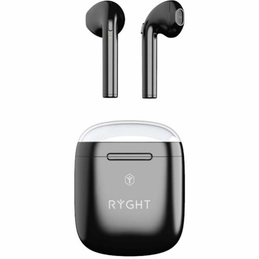 Auriculares Ryght Janta True Wireless Bluetooth 5.0 Stéréo Isolation Bruit Noir