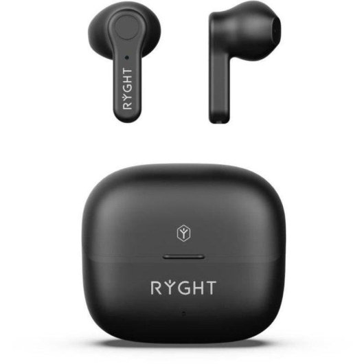 Auriculares Ryght Janta True Wireless Bluetooth 5.0 Stéréo Isolation Bruit Noir