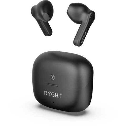 Auriculares Ryght Janta True Wireless Bluetooth 5.0 Stéréo Isolation Bruit Noir