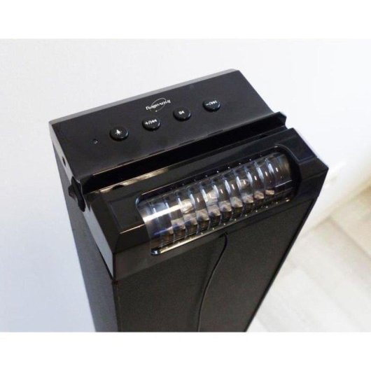 Colunas Inovalley Torre Bluetooth 60W com LED multicolorido e rádio FM