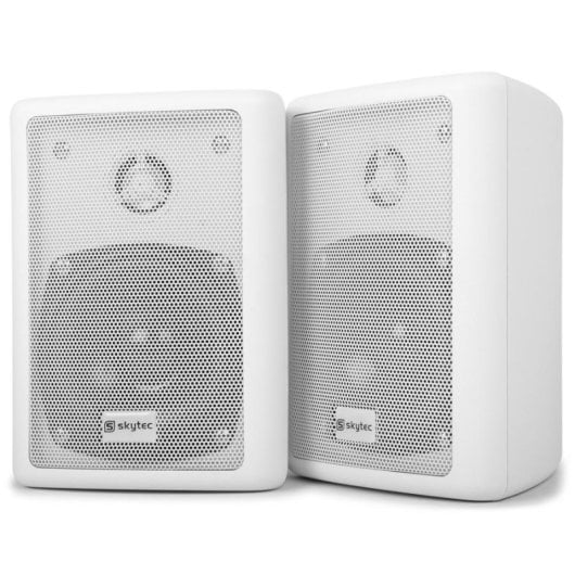 Altavoces Power Dynamics 2 vías alámbricos 75W con soportes de pared