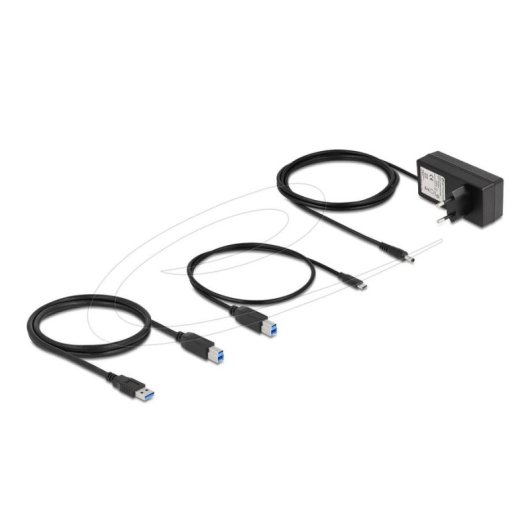 Hub Delock 6 ports 5000 Mbit/s modèle 64237 avec lecteur cartes