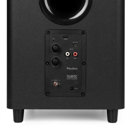 Altavoces Audizio Subwoofer Activo RCA 130 W con graves potentes y control de fase