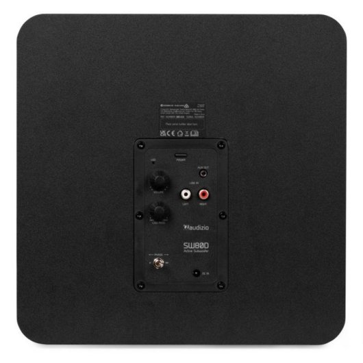 Altavoces Audizio Subwoofer activo 160W con filtro paso bajo y control de fase