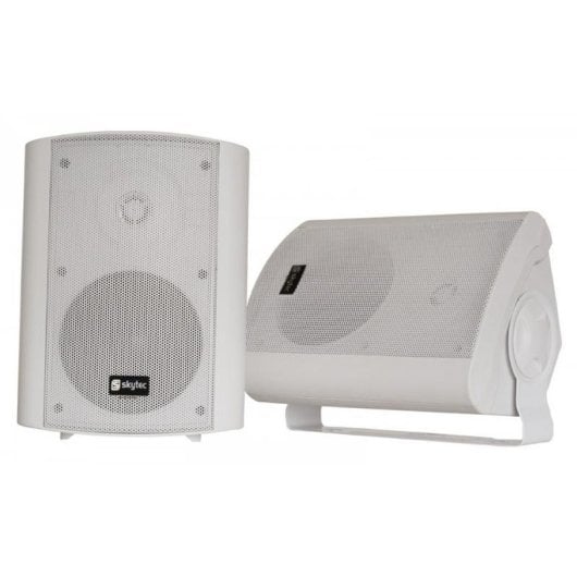 Altavoces Power Dynamics 2 vías alámbricos 100W con soportes de pared
