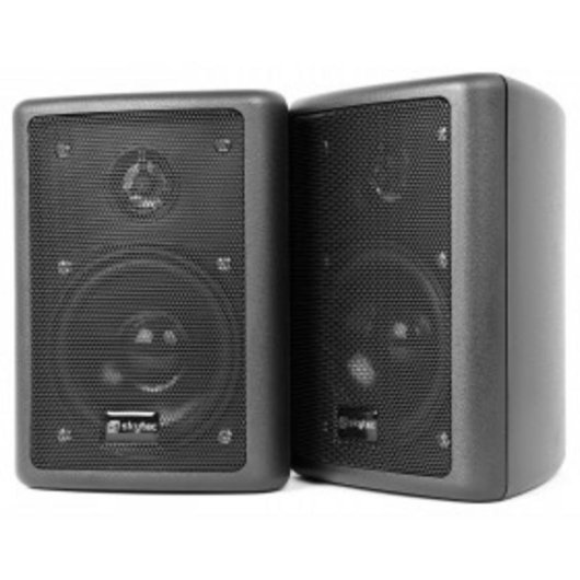 Altavoces Power Dynamics 2 vías 75W alámbricos con soportes de pared, compactos