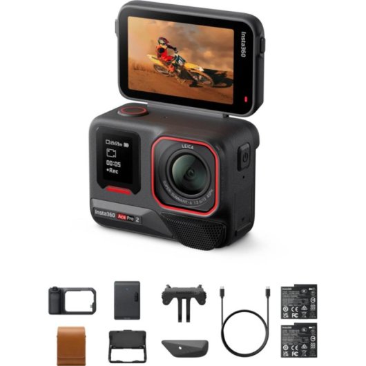 Cámara de deportes de acción Insta360 8K Ultra HD 50 MP 120 pps