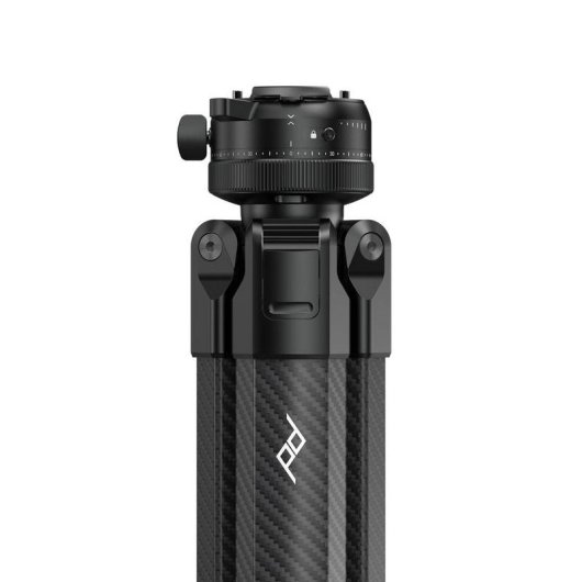Trepied Peak Design Pro Tall Aluminium et Fibre de Carbone Noir