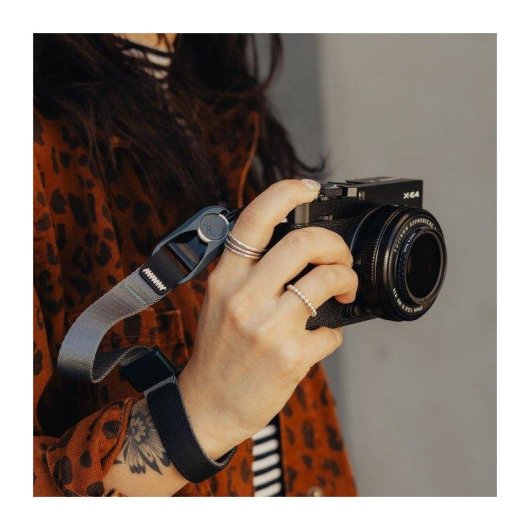 Sangle Peak Design Cuff pour appareil photo cuir vegan bleu