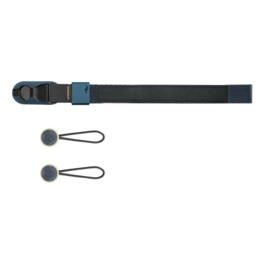 Sangle Peak Design Cuff pour appareil photo cuir vegan bleu