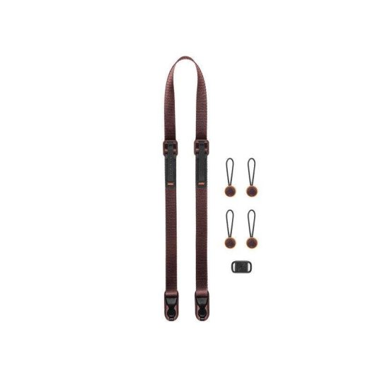 Sangle Peak Design Leash en cuir violet pour appareil photo