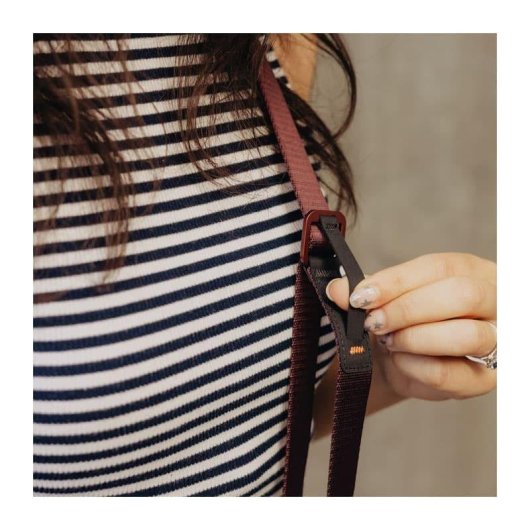 Sangle Peak Design Leash en cuir violet pour appareil photo