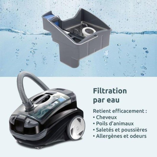 Estrattore Thomas Aquatic Onyx 2 in 1 1700W Filtro Acqua HEPA 13 10m