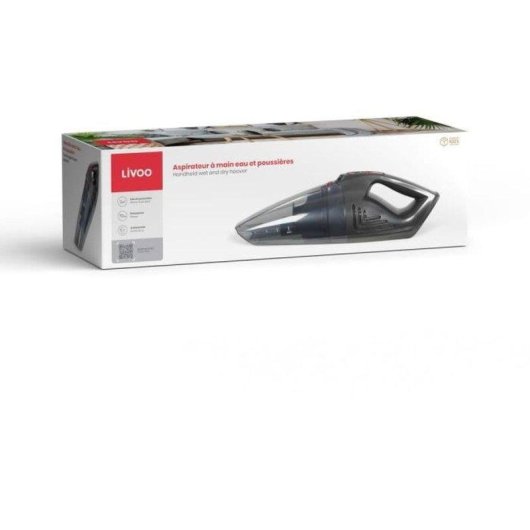 Handstaubsauger Livoo DOH137R 70W Akku 10 Min HEPA Filter LED Licht