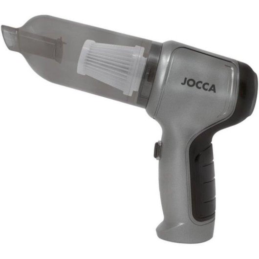 Handstaubsauger Kabellos Jocca 2000mAh HEPA 0,3L 2 Stufen Grau 6 Zubehörteile