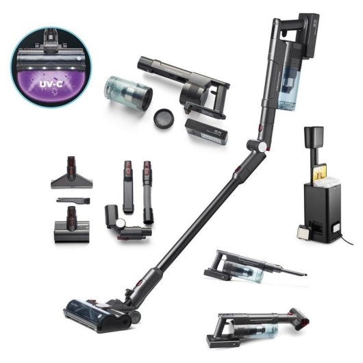 Aspirateur sans Fil Clean Air Optima Purifloor Vertica Dock 420W 50 min UV-C