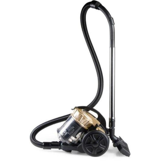 Aspirateur sans Sac Domo DO7297S 700W HEPA 13 2,5L Noir/Doré