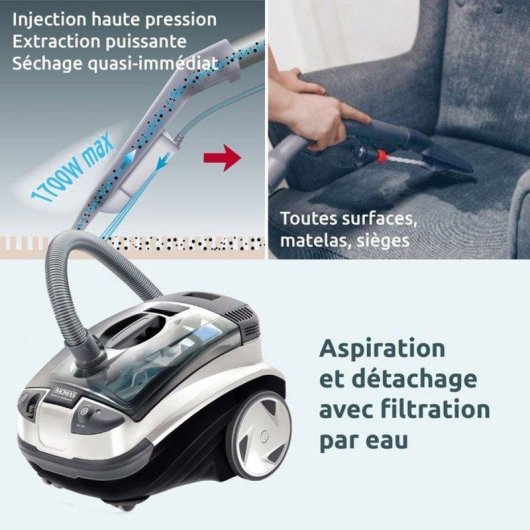 Aspirapolvere 2 in 1 Thomas Aquatic Panda 1700W Filtro Aqua HEPA 13 2,4L/3,5L