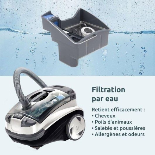Aspirapolvere 2 in 1 Thomas Aquatic Panda 1700W Filtro Aqua HEPA 13 2,4L/3,5L