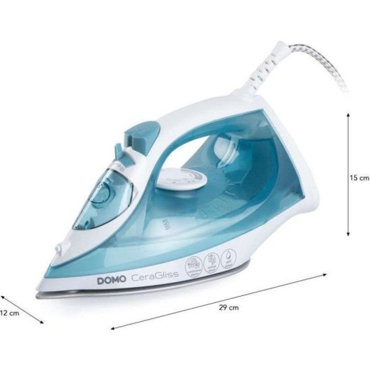 FerA vapore Domo DO7060S Ceragliss 2400 W Piastra ceramica
