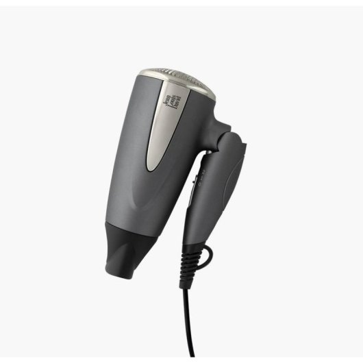 Secador de Cabelo de Viagem Dobrável Jean Louis David JLD SC Voyage 1600W 2 Velocidades Ar Frio Cinzento