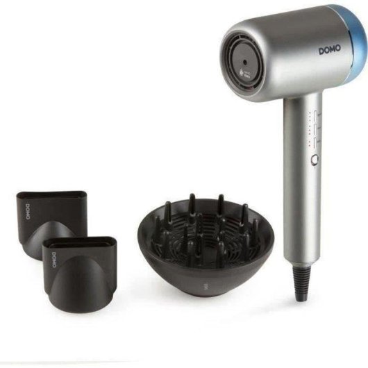 Ionen Föhn Domo DO2135HD 1800W 3 Temperaturstufen 3 Geschwindigkeiten Diffusoren Grau