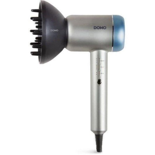 Ionen Föhn Domo DO2135HD 1800W 3 Temperaturstufen 3 Geschwindigkeiten Diffusoren Grau