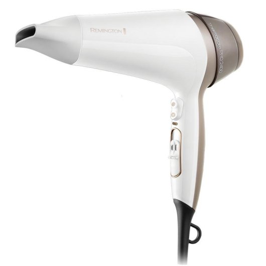 Secador de Cabelo Iónico Remington D5720 2400W 3 Temperaturas 2 Velocidades Difusor Branco