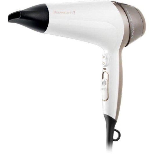 Secador de Cabelo Iónico Remington D5720 2400W 3 Temperaturas 2 Velocidades Difusor Branco
