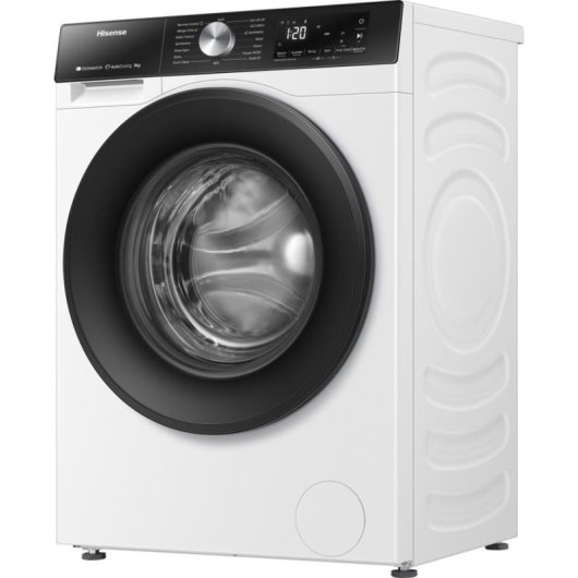 Lava-linge Hisense WF3S8045BW3 Hublot 8kg 1400rpm A Blanc Dosage automatique