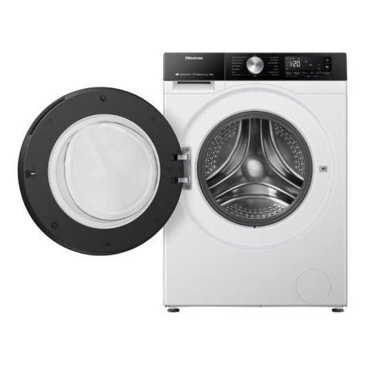 Lava-linge Hisense WF3S8045BW3 Hublot 8kg 1400rpm A Blanc Dosage automatique