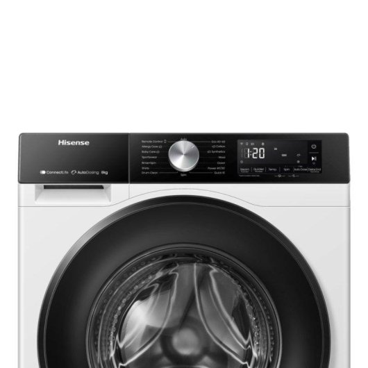 Lava-linge Hisense WF3S8045BW3 Hublot 8kg 1400rpm A Blanc Dosage automatique