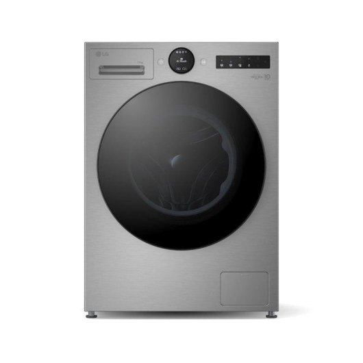 Lave-linge LG F4X7511TSB Hublot 11kg 1400rpm A Argent IA Dosage automatique