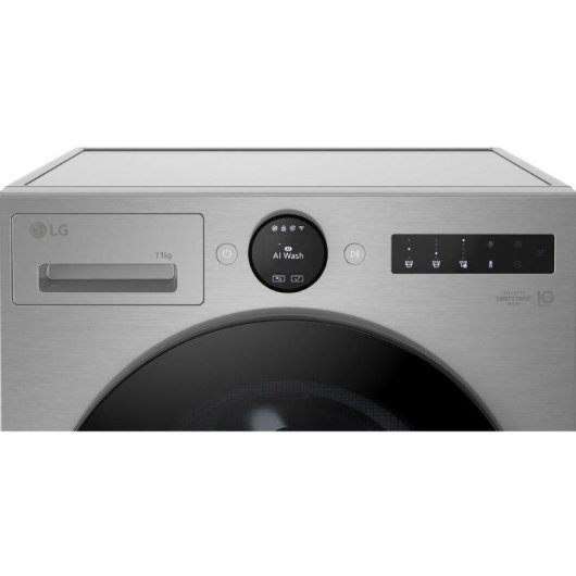 Lave-linge LG F4X7511TSB Hublot 11kg 1400rpm A Argent IA Dosage automatique