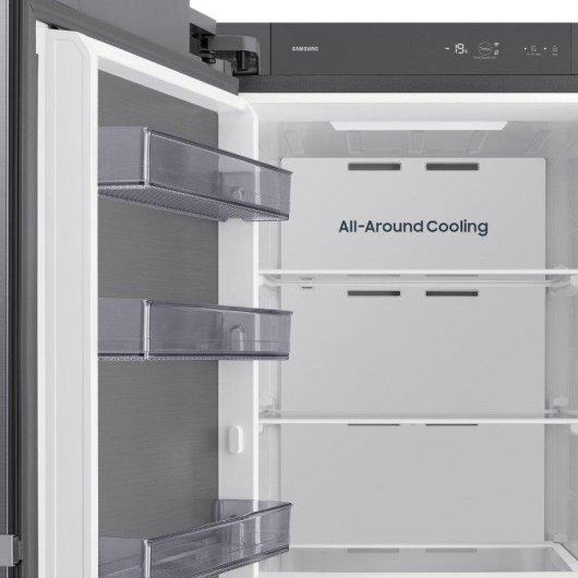 Congélateur vertical Samsung RZ70H32KETEF 323L convertible inox