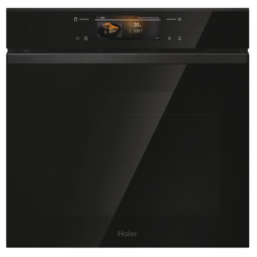 Horno Multifunción Haier H6 ID68M5YTB 78L 60cm Pirolítico+Hidrolítico A++ con WiFi Negro