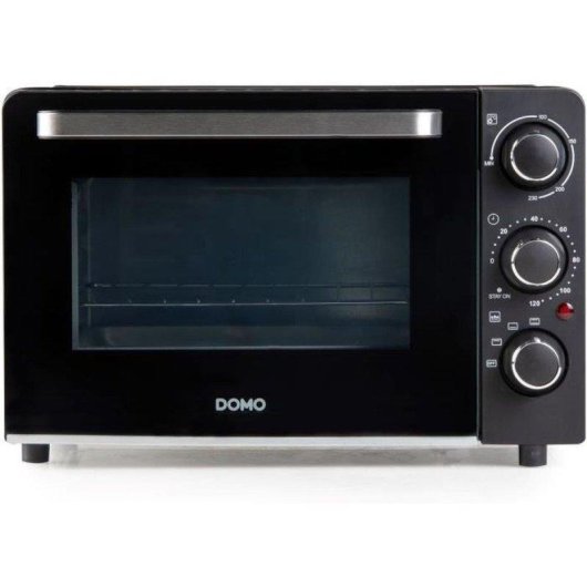 Mini Four Domo DO807GO Nettoyage Manuel 20L 1300W Minuterie Noir