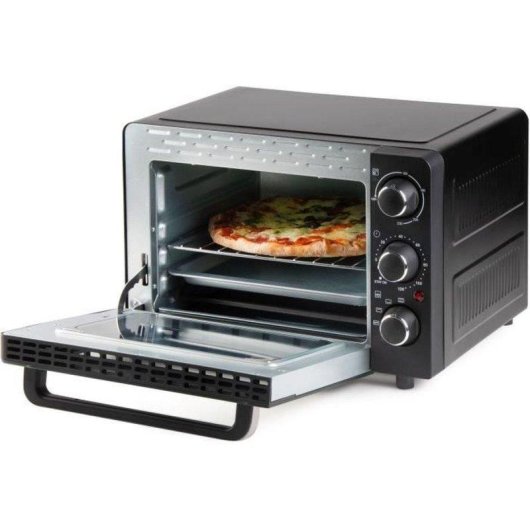 Mini Four Domo DO807GO Nettoyage Manuel 20L 1300W Minuterie Noir
