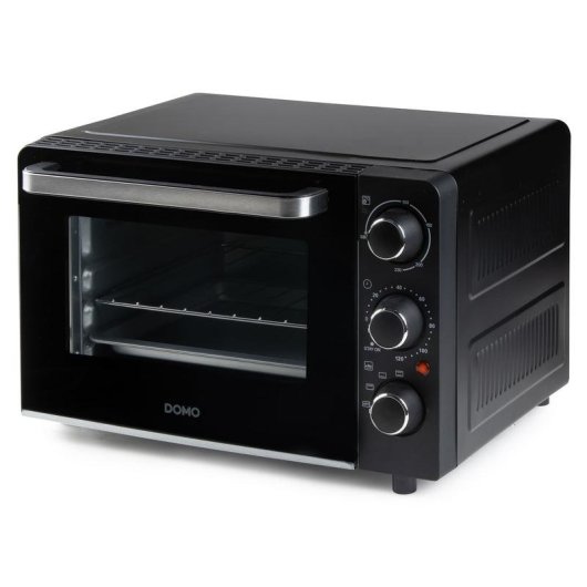 Mini Four Domo DO807GO Nettoyage Manuel 20L 1300W Minuterie Noir