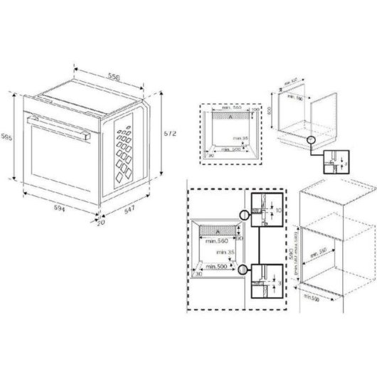 Four Encastrable Beko BBIM12300XCE Catalyse 72L 60cm A+ 9 Fonctions Inox