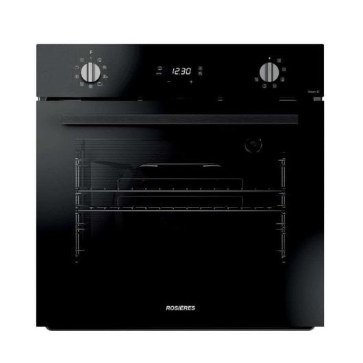 Einbaubackofen Rosieres RFC31P5874IP Pyrolyse Dampf 70L 60cm A Schwarz