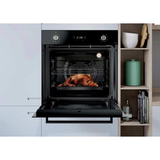 Einbaubackofen Rosieres RFC31P5874IP Pyrolyse Dampf 70L 60cm A Schwarz