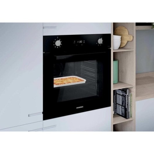 Einbaubackofen Rosieres RFC31P5874IP Pyrolyse Dampf 70L 60cm A Schwarz