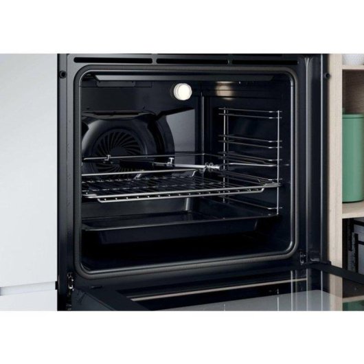 Einbaubackofen Rosieres RFC31P5879IN Pyrolyse 70L 60cm A 10 Funktionen Inox Schwarz