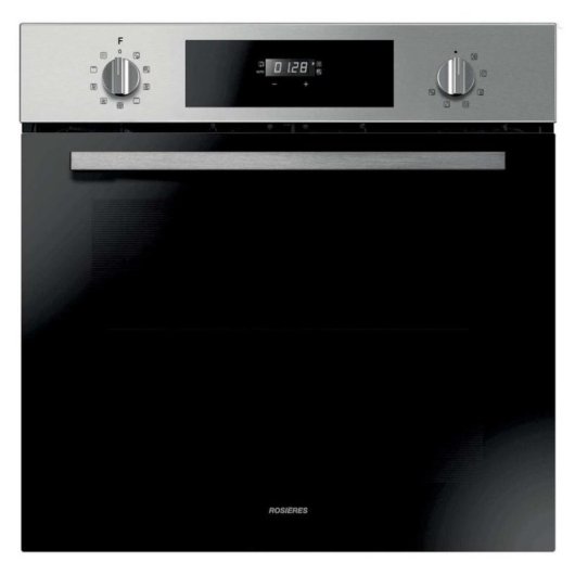 Einbaubackofen Rosieres RFC31P5879IN Pyrolyse 70L 60cm A 10 Funktionen Inox Schwarz